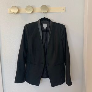 Nordstrom Black Jacquard Tuxedo Jacket